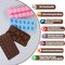 4 Pieces Fall 3D Mini Pumpkin Maple Leaves Silicone Chocolate Molds - 12 Shapes